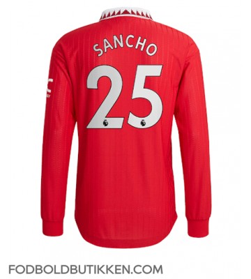 Manchester United Jadon Sancho #25 Hjemmebanetrøje 2022-23 Langærmet